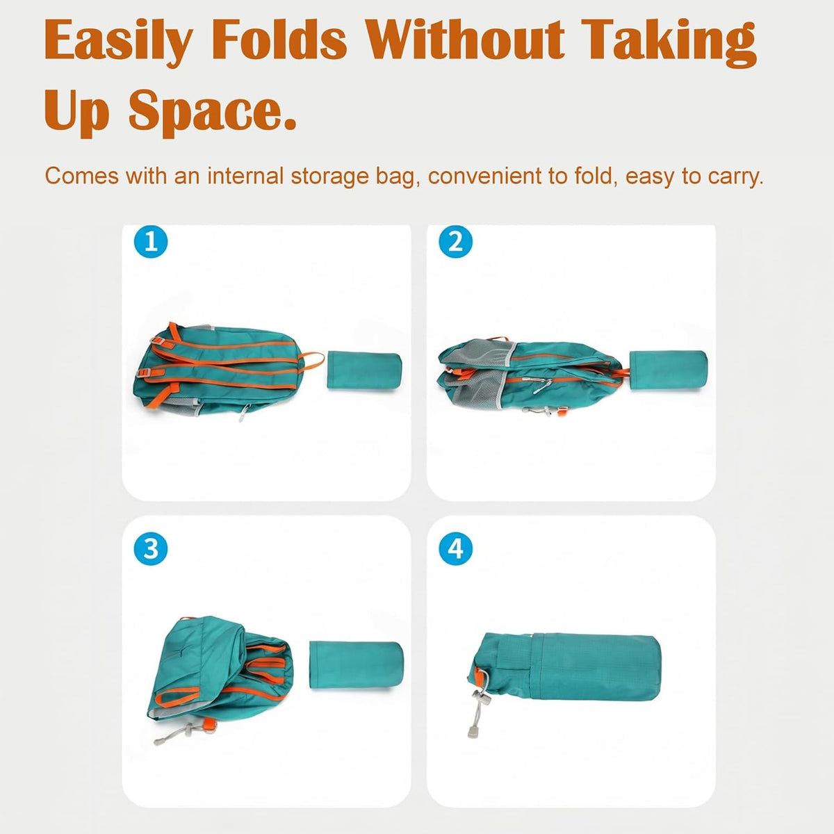 20L Water Resistant Foldable Packable Daypack Backpack
