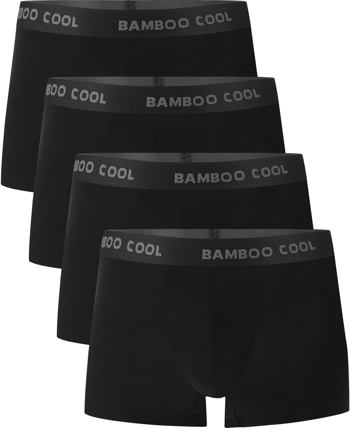BAMBOO COOL Men's Boxer Briefs Ultra Breathable Underwear Multipack