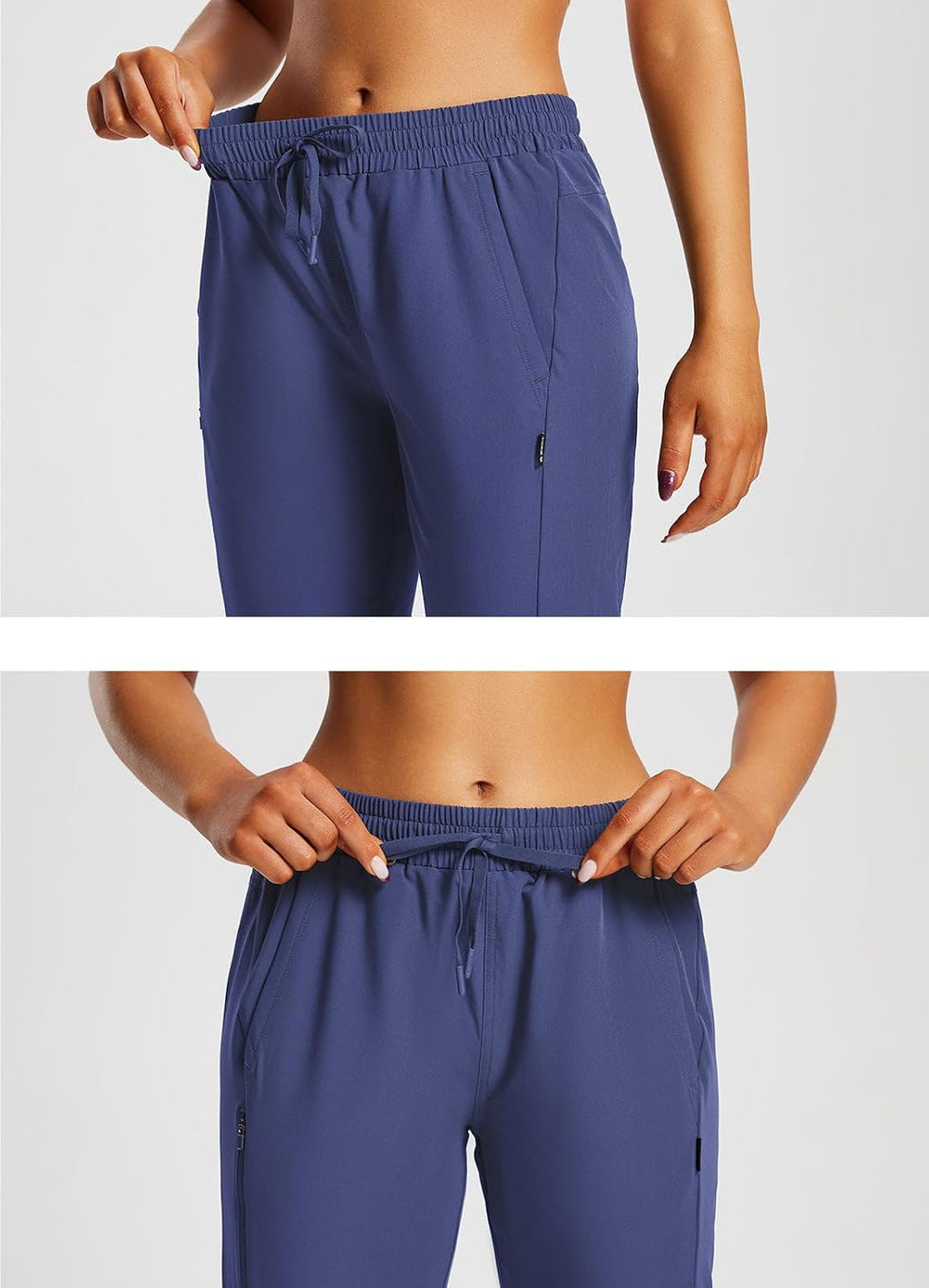 baleaf Womens's Hiking Shorts Below Knee Quick Dry Capris