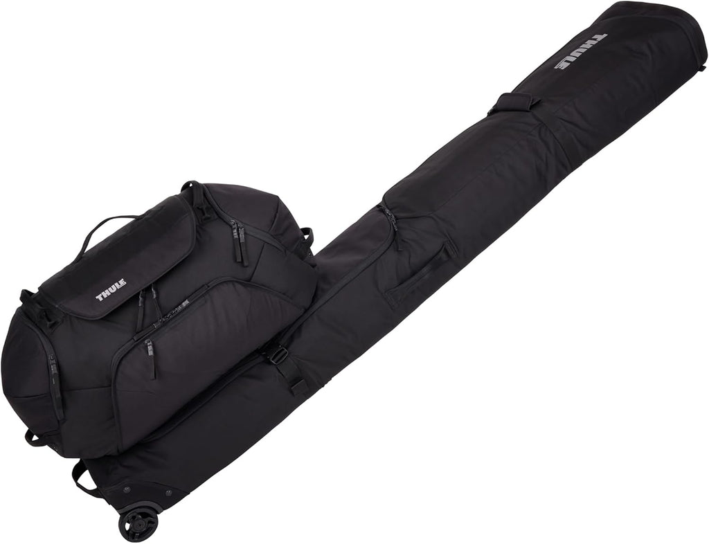 Thule RoundTrip 80L Duffel - Storage compartments to Organize and Protect Gear - Boot Bag for ski and Snowboard Travel - Soft Pocket for Goggles and Helmet - Dry Bag Included