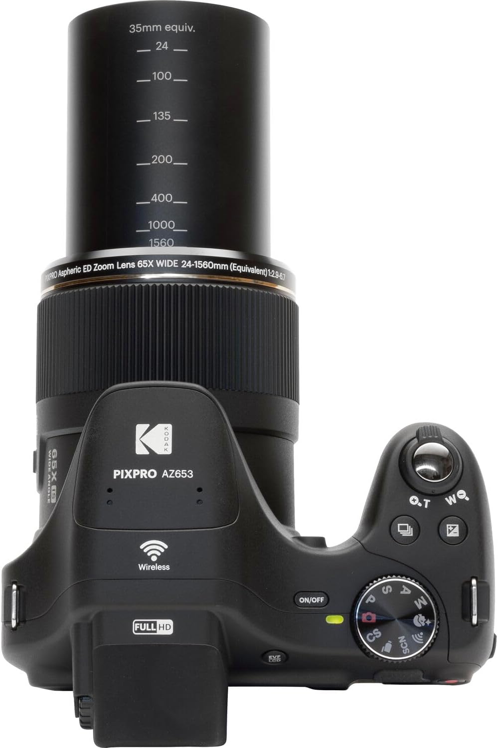 Kodak PIXPRO AZ653 Digital Camera (Black) 20MP Digital Camera Travel Bundle | Wide-Angle Telephoto Lens,Image Stabilization, for Travel, Wildlife &amp; Sports Photography + 64GB Card, Soft Case and More