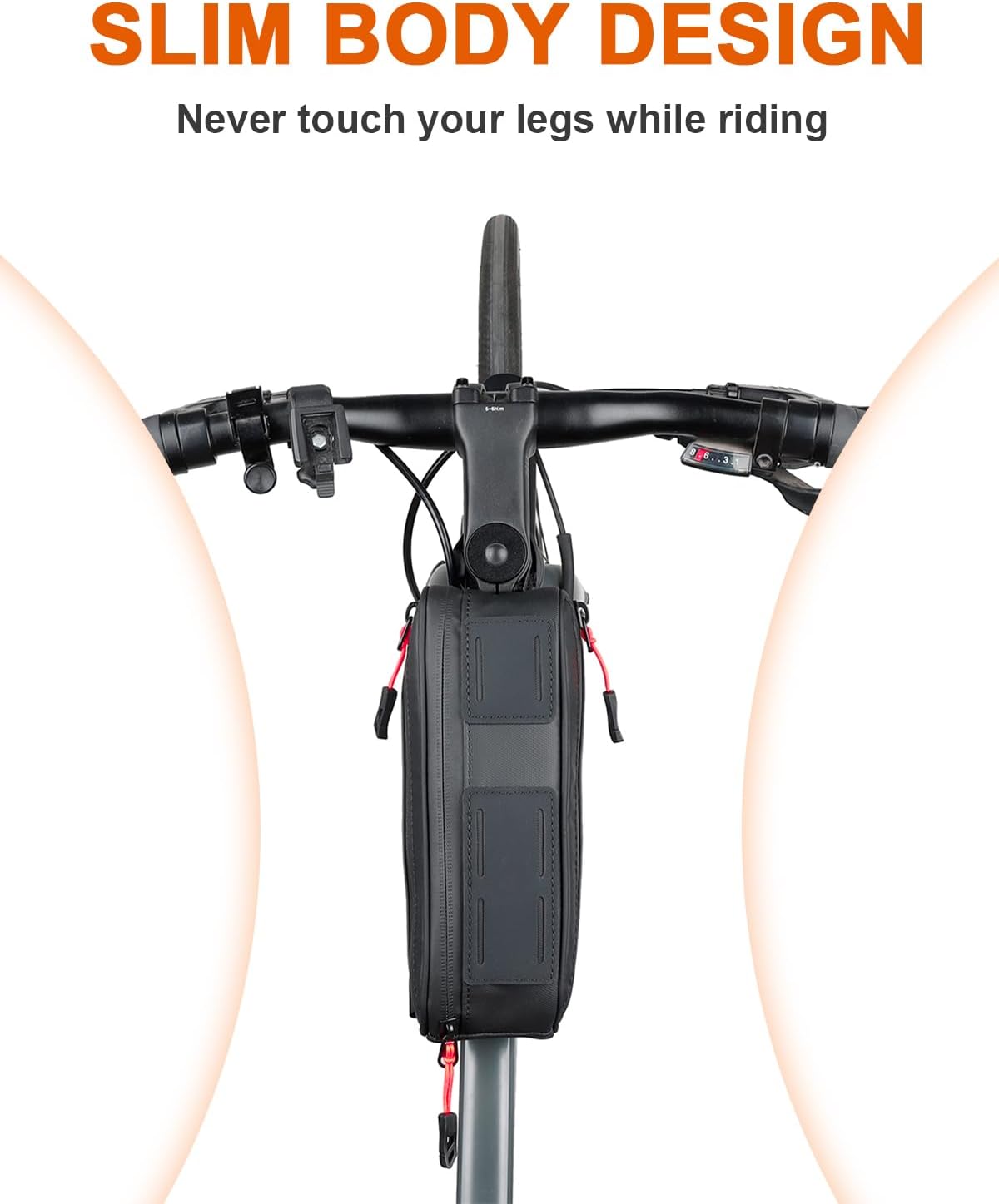 Bike Frame Bag, 3-in-1 Waterproof Top Tube Triangle Storage Pouch