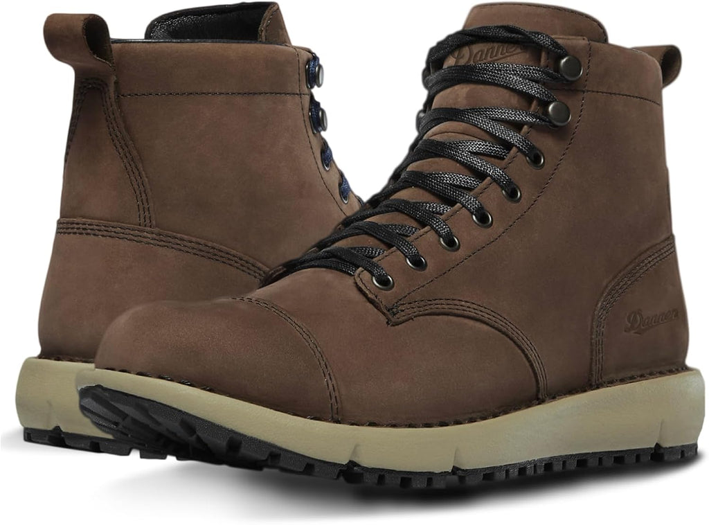 Danner Logger 917 6" Waterproof Hiking Boots for Men - Full-Grain Leather with Breathable Gore-Tex, Vibram SPE Midsole, and 917 Traction Outsole