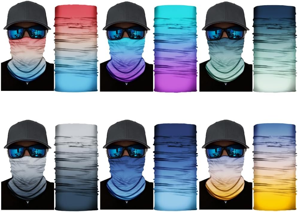 Neck Gaiter Mask,UV Protection Bandana Gator Face Cover Covering Mask,Tube Scarf,Neck Warmer Balaclava,Headband