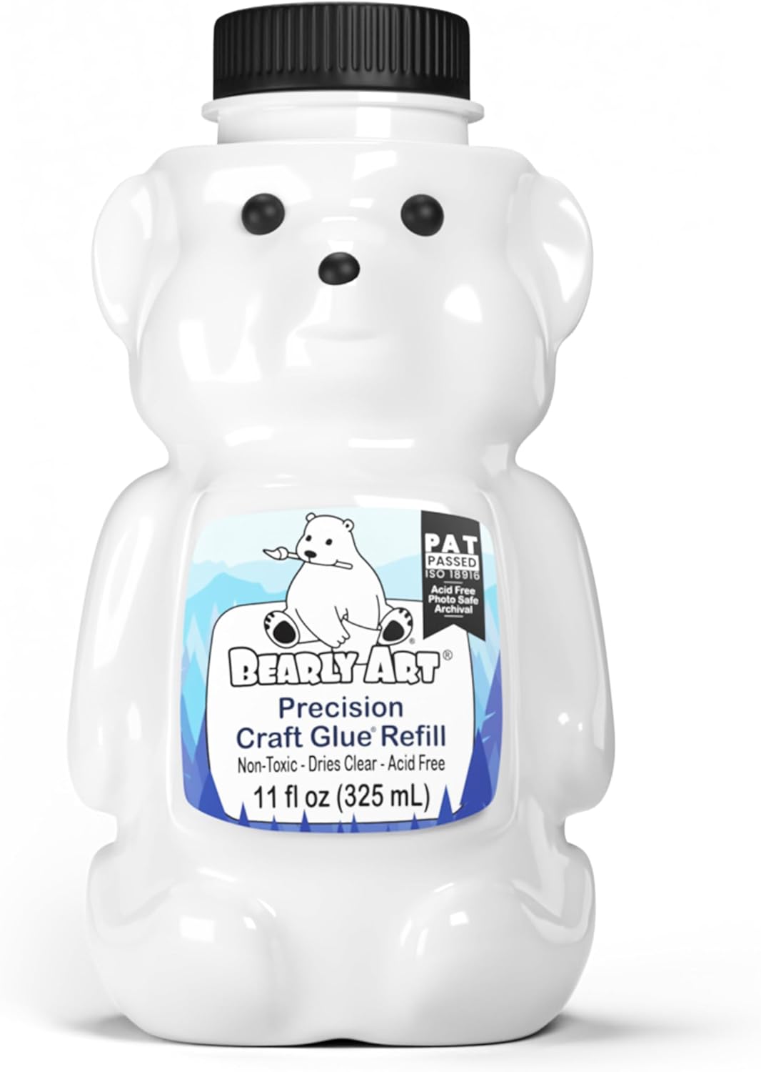 Bearly Art Precision Craft Glue Original 4 fl oz with Tip Kit Archival