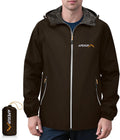 APEXUP Packable Rain Jacket Men Waterproof Lightweight Raincoat with Hood