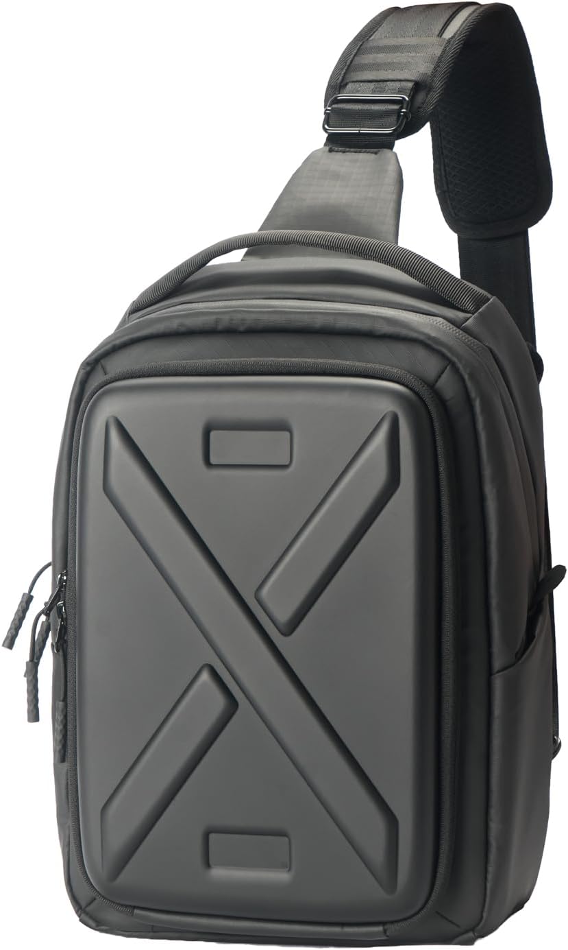 Besnfoto Camera Hard Shell Case Crossbody Camera Sling Bag Small Waterproof Photography Bag for Mirrorless and DSLR Cameras