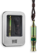 WeKnife Titanium Emergency Whistle Survival Loud, with Paracord