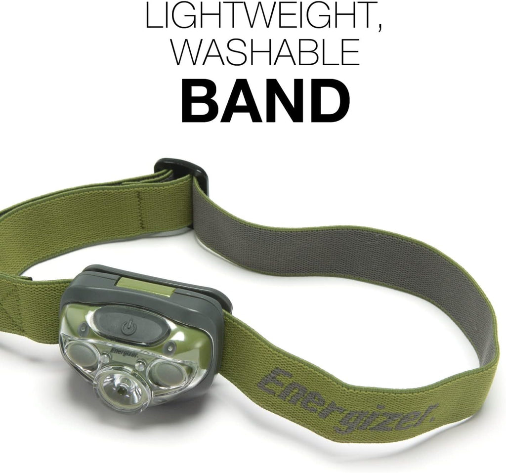 Energizer PRO-260 LED Headlamp, IPX4 Water Resistant Headlamps, High-Performance Head Light for Outdoors, Camping, Running, Storm, Survival LED Light for Emergencies (Batteries Included)