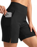 Ommiivex Women Swim Shorts 5 Inches High Waist Extremely Stretch Softness Quick Dry for Pool Beach Board Summer Vacation
