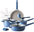 SENSARTE 14Pcs Pots and Pans Set Non Stick, Ceramic Cookware Set Non toxic