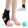 Foot Drop Brace Ankle Foot Orthosis AFO for Walking, Adjustable Ankle Support Brace for Foot Instability, Usable with Socks & Shoes, Includes Massage Ball