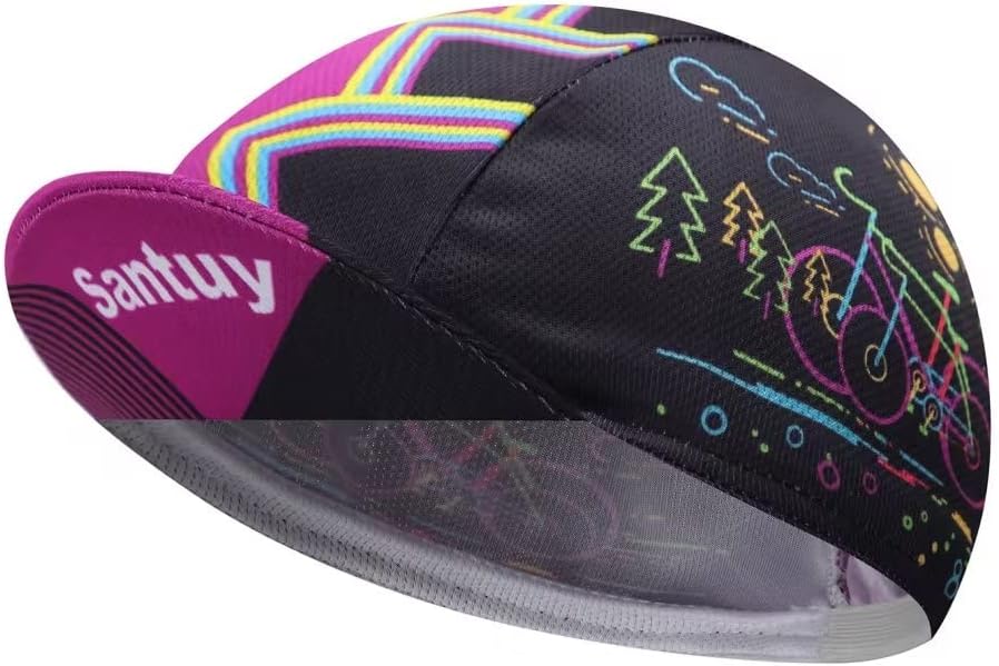 Canadian Flag Cycling Cap - Polyester Cycling Hat-Under Helmet - Cycling Helmet Liner Breathable&Sweat Uptake