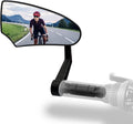 Bike Mirror HD Glass Adjustable Bar End Bike Rear View Mirror Left