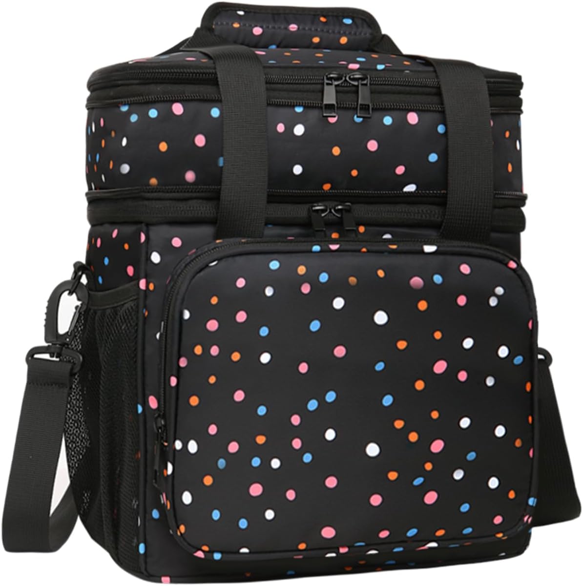 GLENKEY Expandable Lunch Box Insulated Leakproof Cooler Bag Work Outdoor