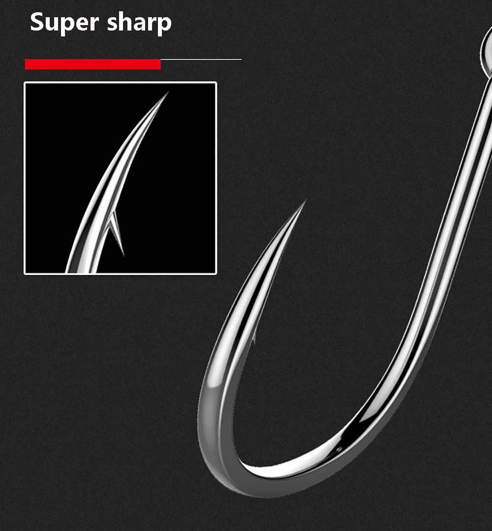 Dyxssm 150pcs/lot Circle Fishing Hooks Extra Strength Octopus Barb Fishing Hook with Offset Ponit