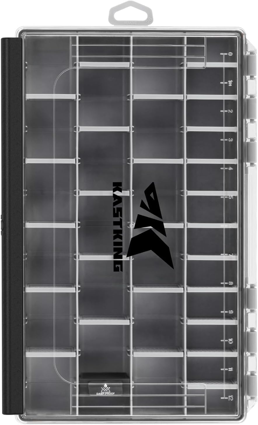 KastKing HyperSeal Waterproof Tackle Box, 3600 1 Pack. Black