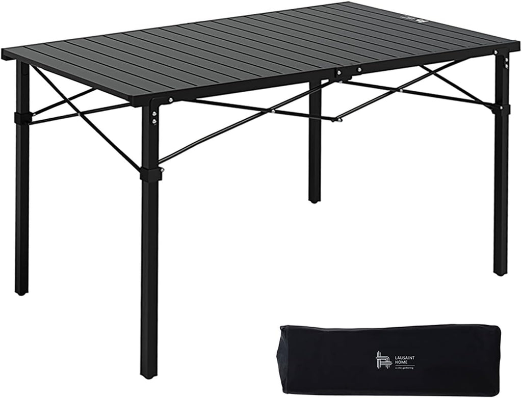 OUTSIDER Roll-Up Aluminum Camping Table for 4-6 People