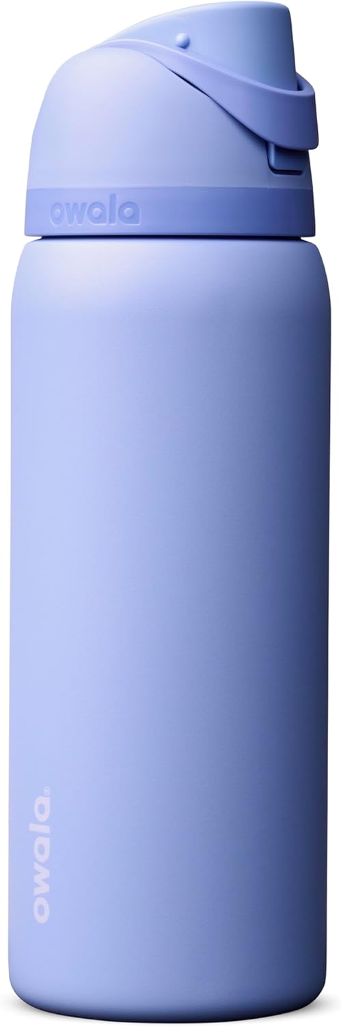 Owala FreeSip Insulated Stainless Steel Water Bottle with Straw, BPA-Free Sports Water Bottle, Great for Travel, 32 Oz, Alpine Sport