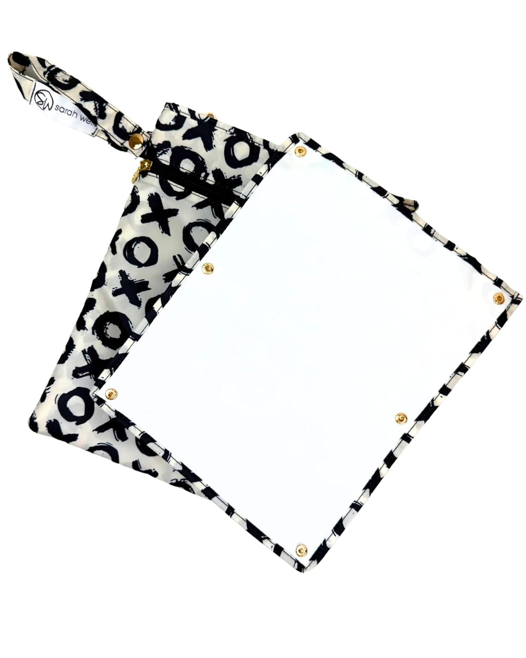 Sarah Wells Pumparoo Wet/Dry Bag with Staging Mat (Blue Pattern)