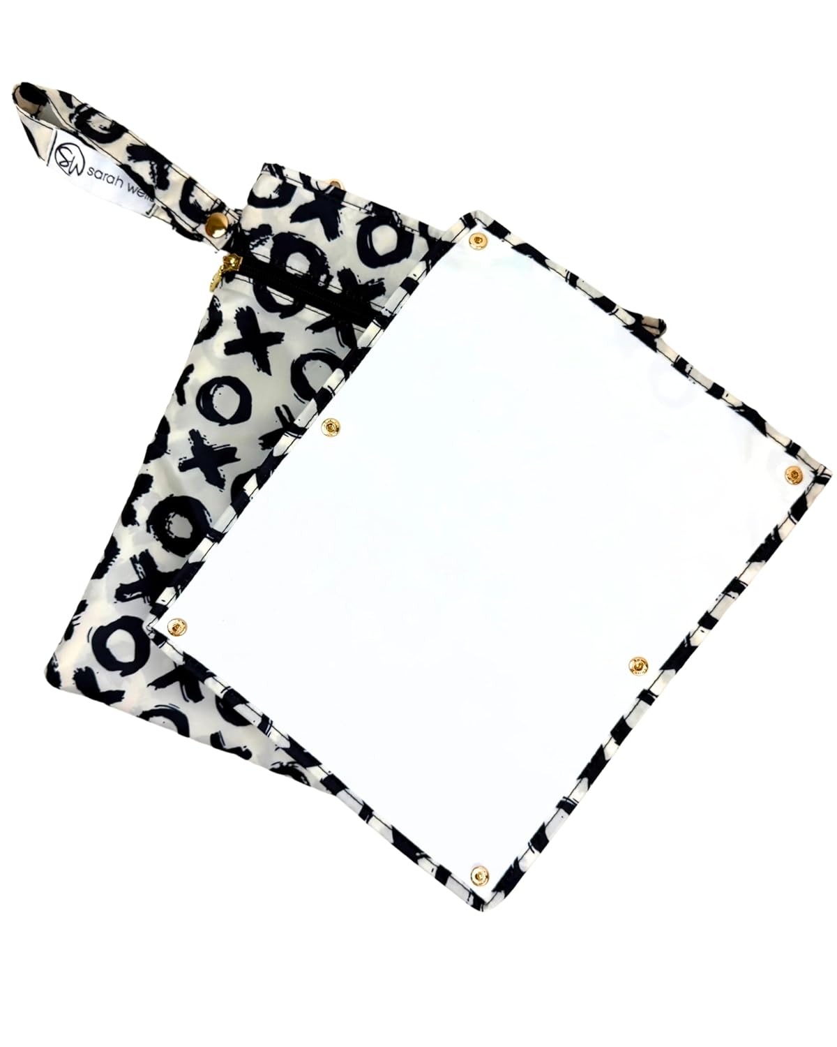 Sarah Wells Pumparoo Wet/Dry Bag with Staging Mat (Blue Pattern)