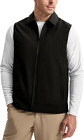 Rdruko Men's Golf Vest Lightweight Summer Casual Zip Windbreaker