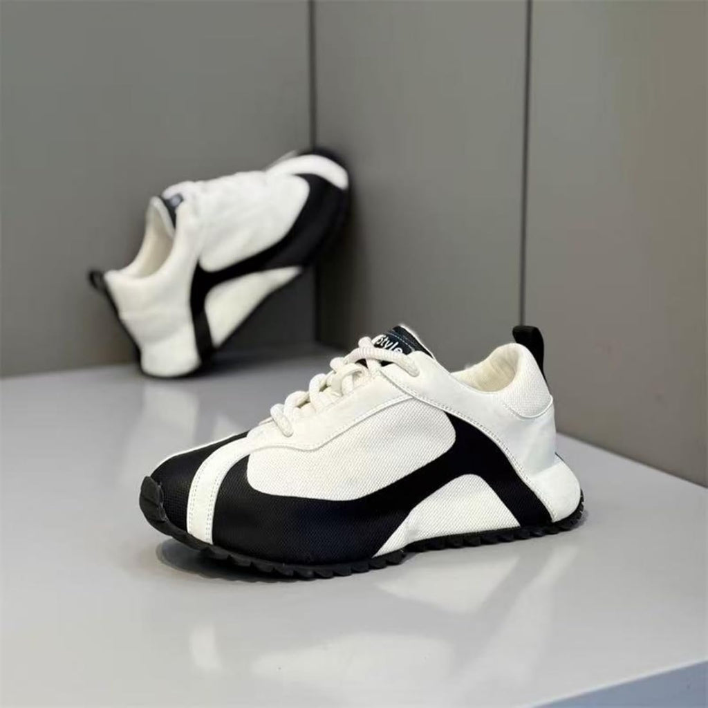 Men's Fashion Sports Running Shoes with Laces - Non-Slip Outdoor Fitness Sneakers for Teenagers - All-Season Versatile Athletic Footwear for Active Lifestyle