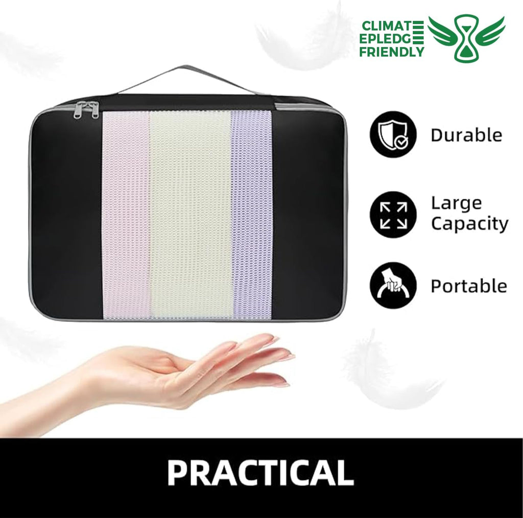 BAGAIL 6 Set/8 Set/10 Set Packing Cubes Various Sizes Packing Organizer for Travel Accessories Luggage Carry On Suitcase