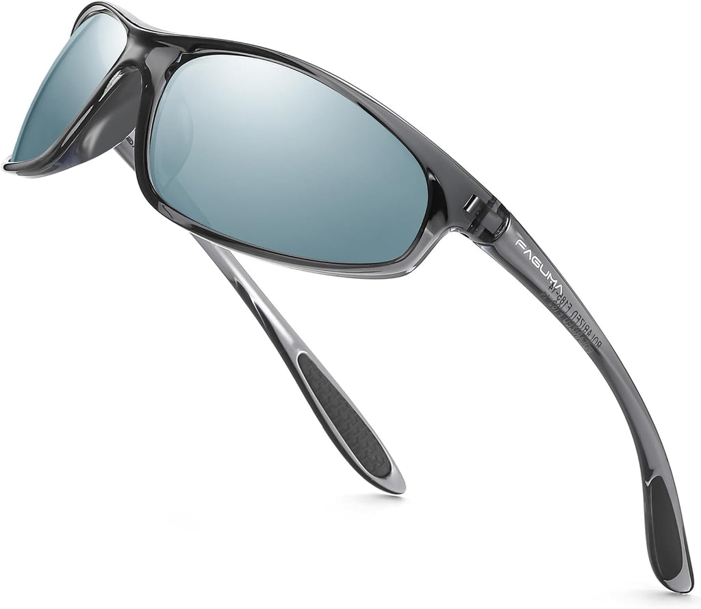 FAGUMA Polarized Sports Sunglasses For Men UV400 Protection