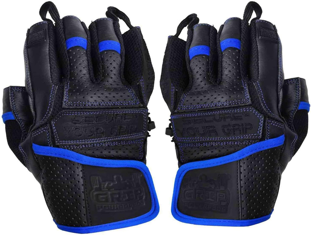 Elite Leather Gym Gloves – Grip & Comfort Design for Weightlifting, Powerlifting, Bodybuilding & Strength Training Workouts for Men & Women