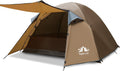 Night Cat Camping Tent 2 3 Persons with Porch Family Backpacking Tent Double Layers Waterproof Easy Clip Setup 7x6x4.3ft Porch Pole Not Inlcuded