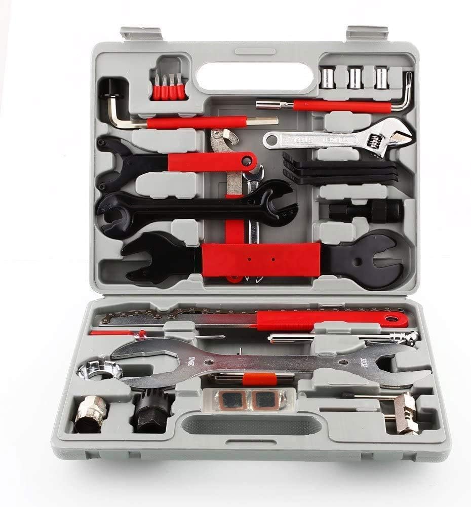 Bike Repair Tool Kits, Bicycle Tool Kit Multi-Function Tool Kit, Maintenance Tool Set with Tool Box Best Value Professional Home Bike Tool with Premium Quality
