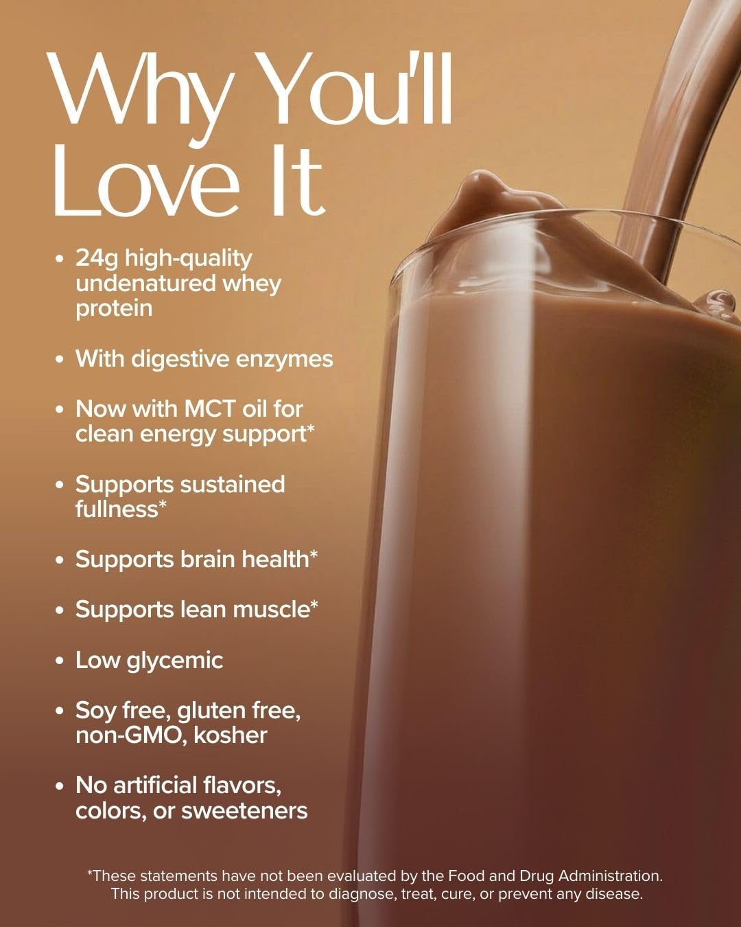 Isagenix IsaLean, 24g Protein Shake, Creamy Chocolate, 28.1 oz