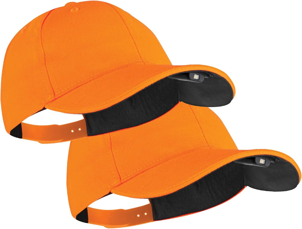 LED Hat Light - POWERCAP Baseball Cap with Light Built in - LED Cap Visor Light with Bright Headlight and IPX4 Rating
