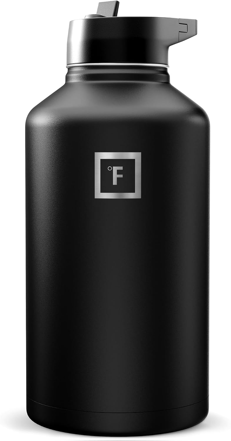 IRON °FLASK 40 oz Wide Mouth Water Bottle with Straw