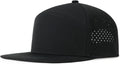 FEINION Men Laser Mesh Flat Brim Snapback Baseball Cap