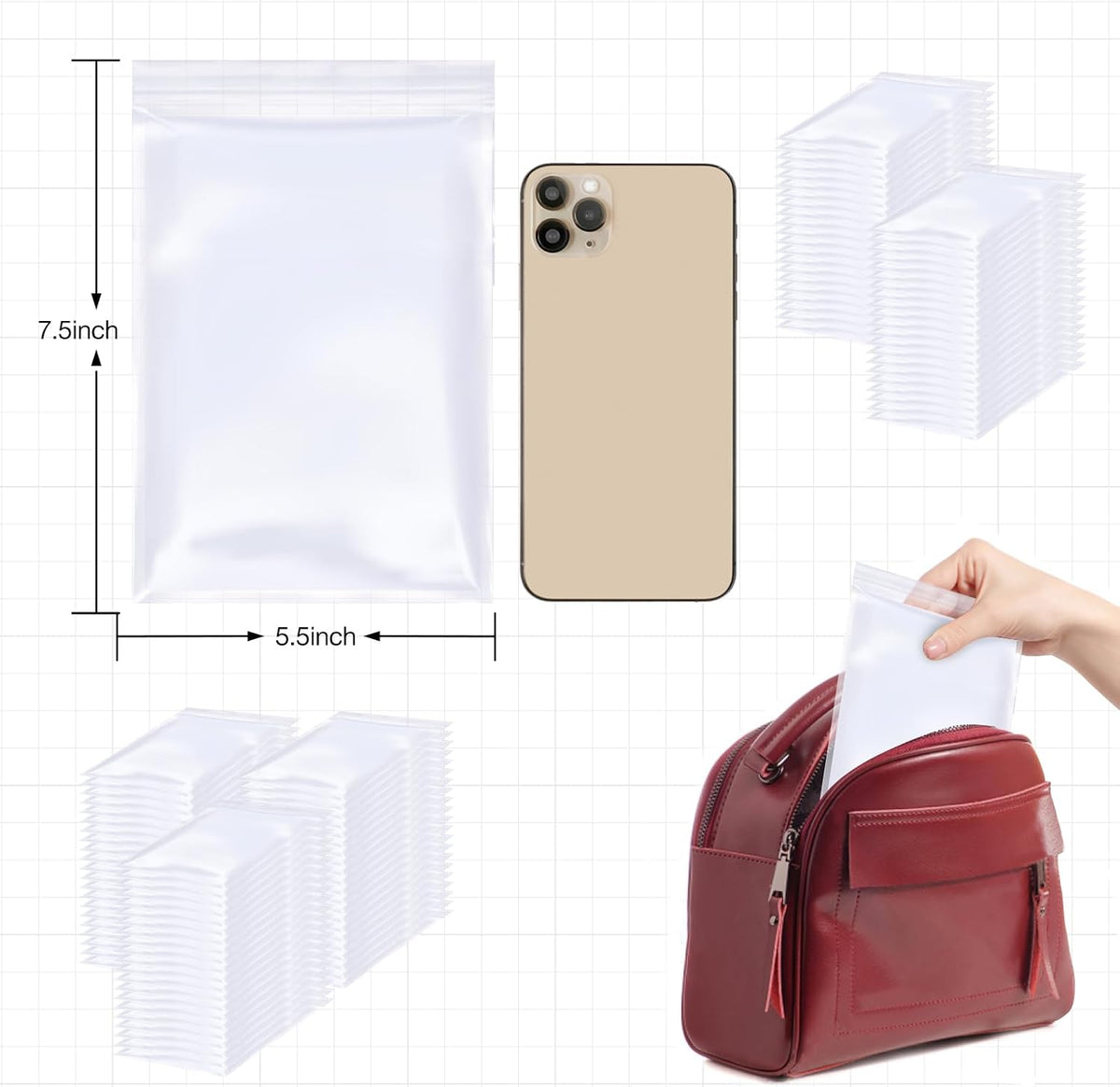 108 Pack Disposable Rain Ponchos for Adults Plastic Ponchos with Hood Raincoat Bulk for Men Women Camping Outdoor