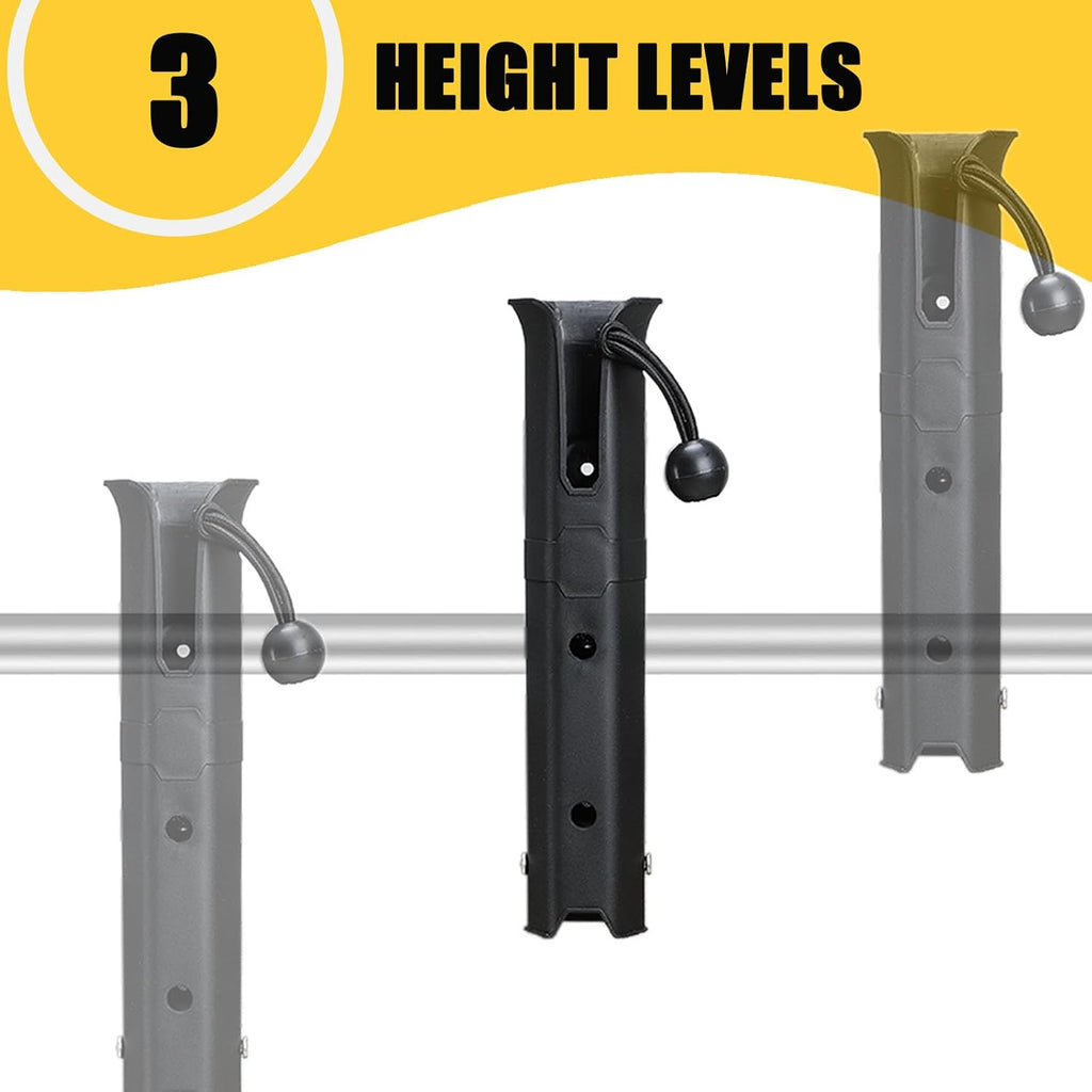 Bike Fishing Rod Holder for Bike Rack with Pole Mount Clamp
