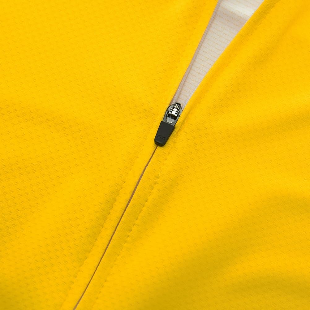 Wulibike Men's Cycling Jerseys Short Sleeve Bike Biking Shirts Full Zip with Pockets Road Bicycle Clothing