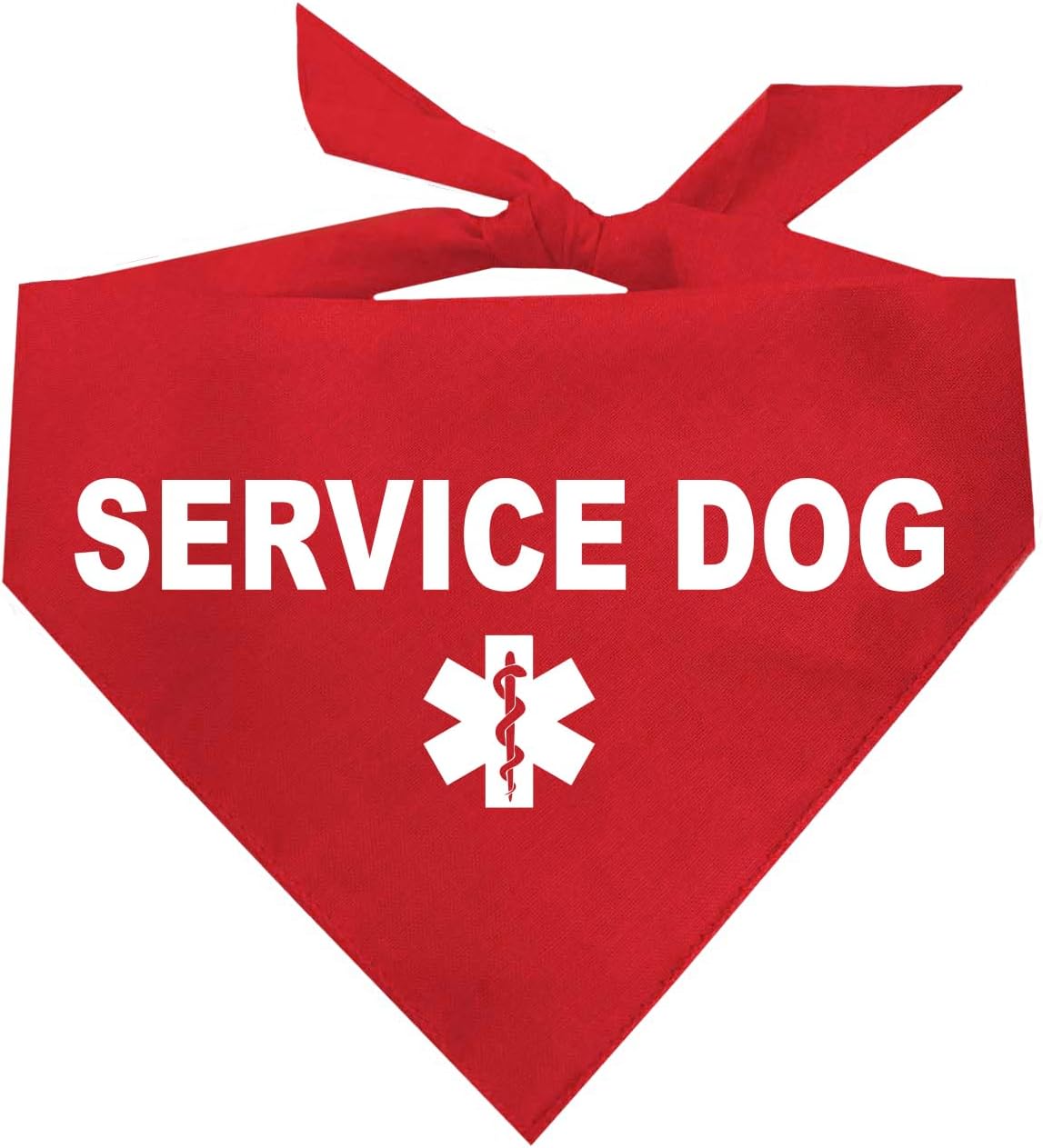 Service Dog Dog Bandana (Red, OS 307) GB