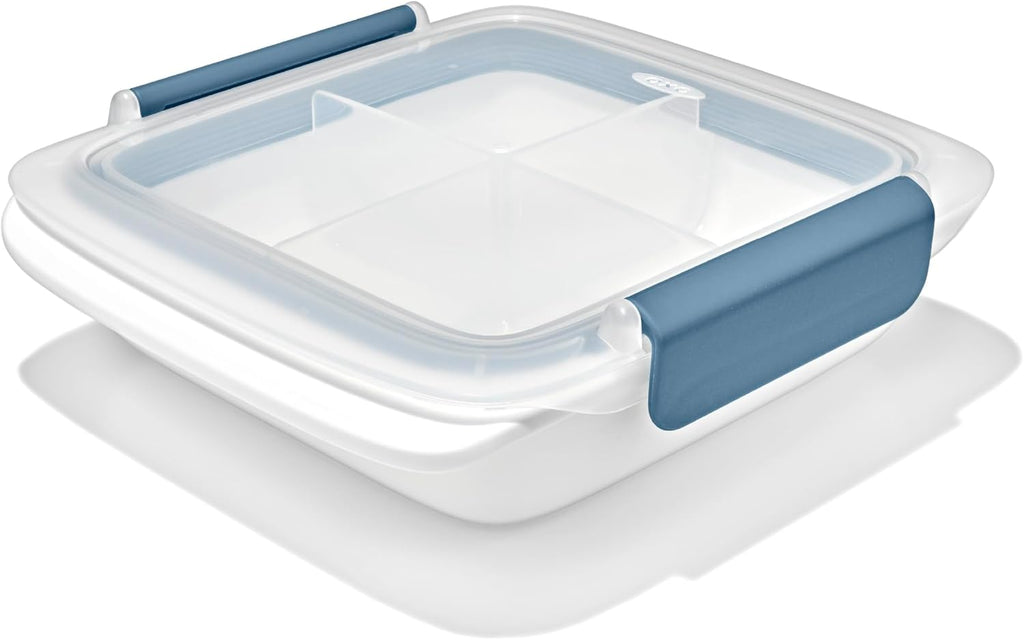 OXO Good Grips Prep & Go Slim Container with Removable Divider - Ocean Blue