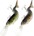 GOTOUR Jointed Swimbaits, Easy Catch Fishing Lures for Bass Trout Crappie