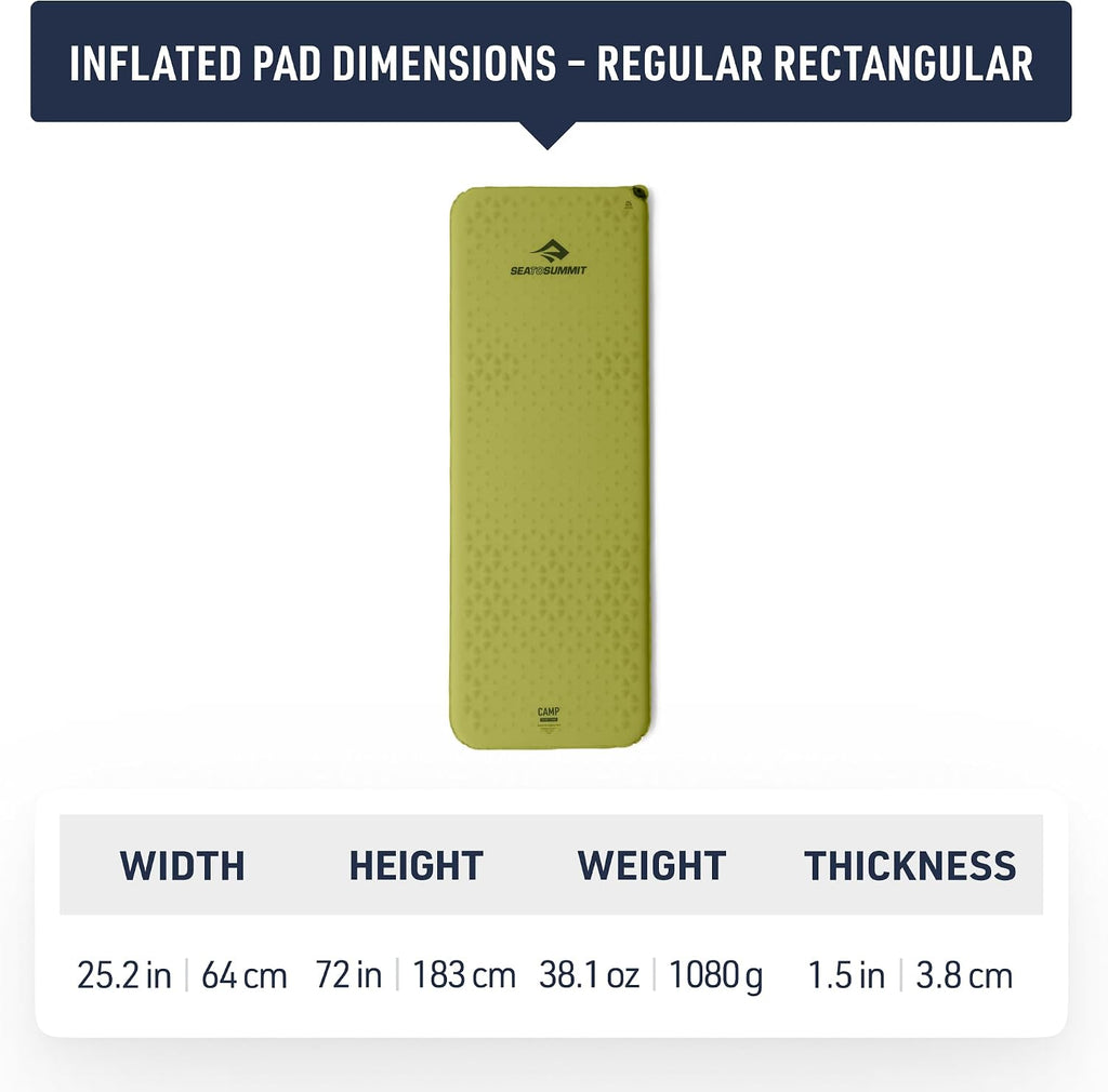 Sea to Summit Camp Plus SI Sleeping Mat, Rectangular/Regular