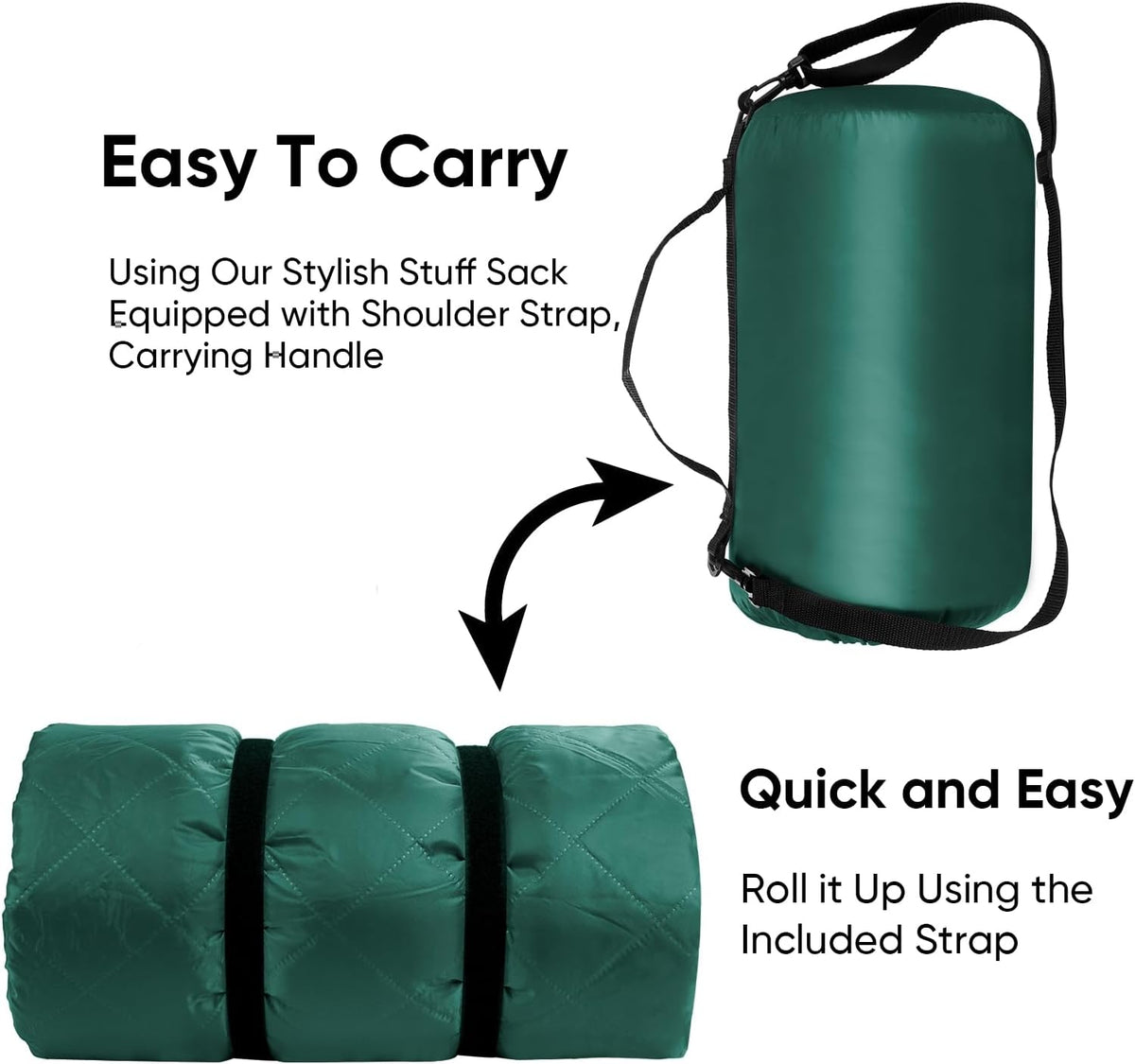 Waterproof Outdoor Blanket 82"x55", Windproof & Warm, 300 GSM Sherpa Lining