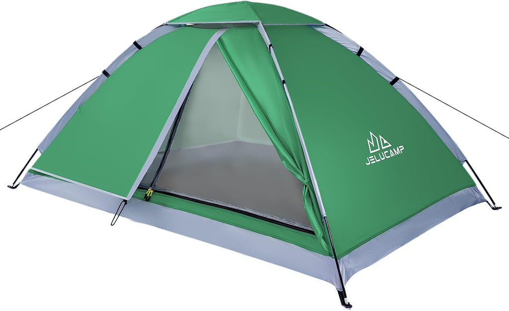 JELUCAMP 1/2/4/6 Person Dome Tents for Camping Lightweight Backpacking Tent