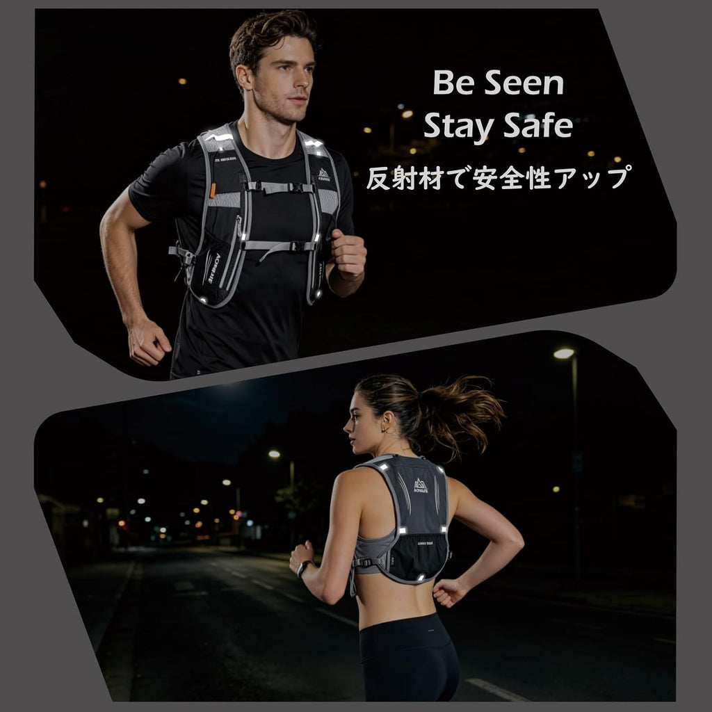 TRIWONDER Running Vest Hydration Pack Backpack for Men & Women, Lightweight Trail Marathon Run Race Vest for Cycling Jogging