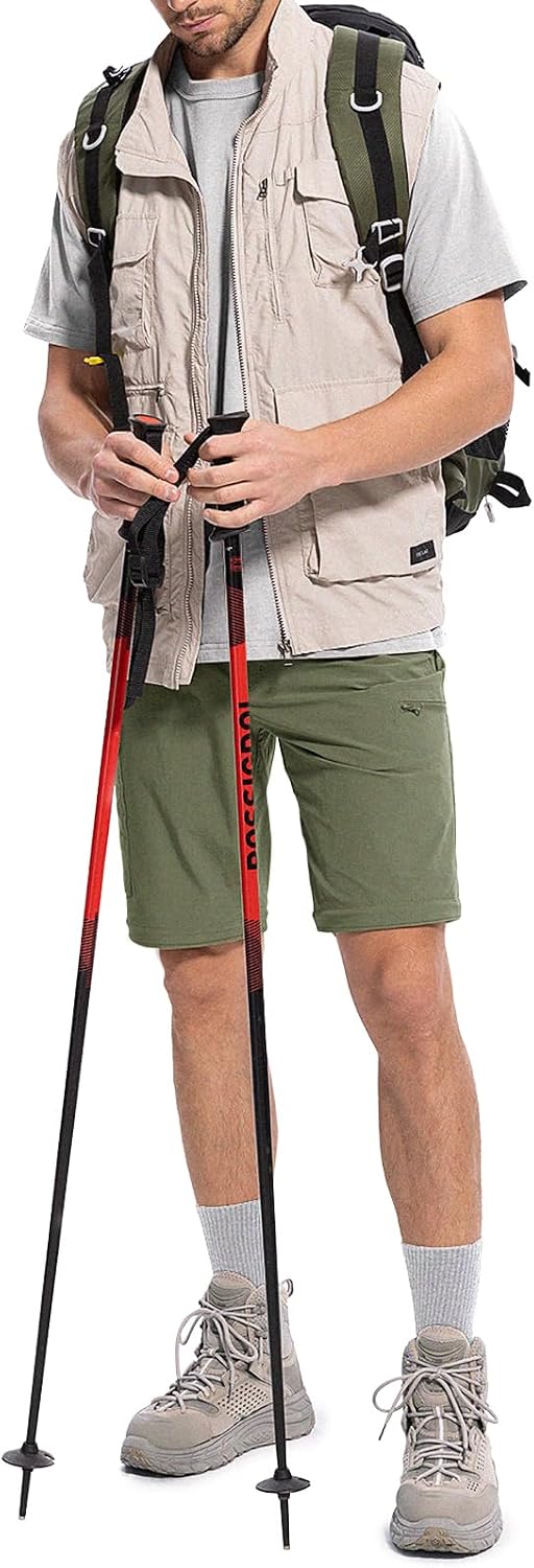 Moosehill Men's Hiking Pants: Convertible Quick-Dry