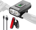 Smiling Shark Portable Bicycle Lights Set USB Rechargeable IPX6 Waterproof