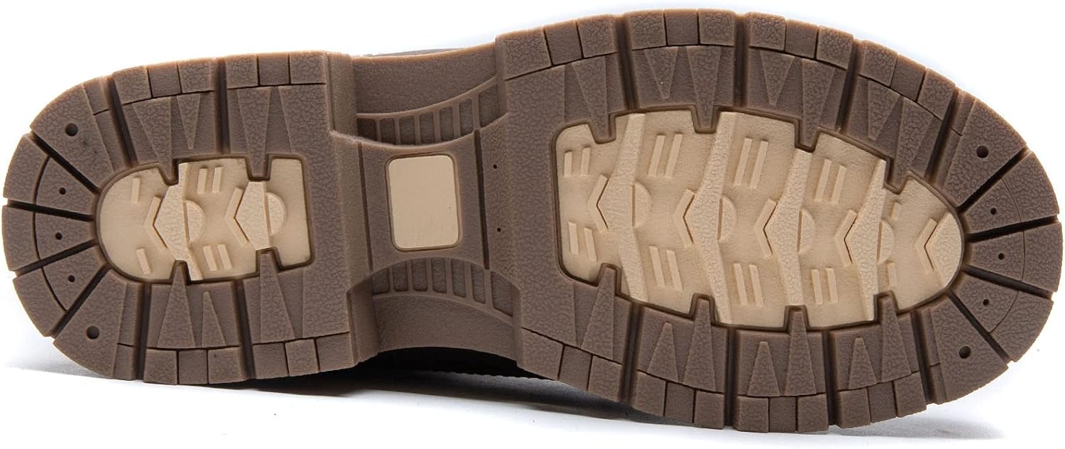 ANJOUFEMME Outdoor Hiking Boots for Women Waterproof - Womens Ankle Boots Lightweight Snow Winter Boots for Trekking Walking