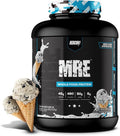 REDCON1 MRE Whole Food Protein Powder, Cookies & Cream - Meal Replacement Made with Animal and Plant Based Protein Sources, Nutrient and Calorie Dense, 0g Added Sugar (24 Servings)